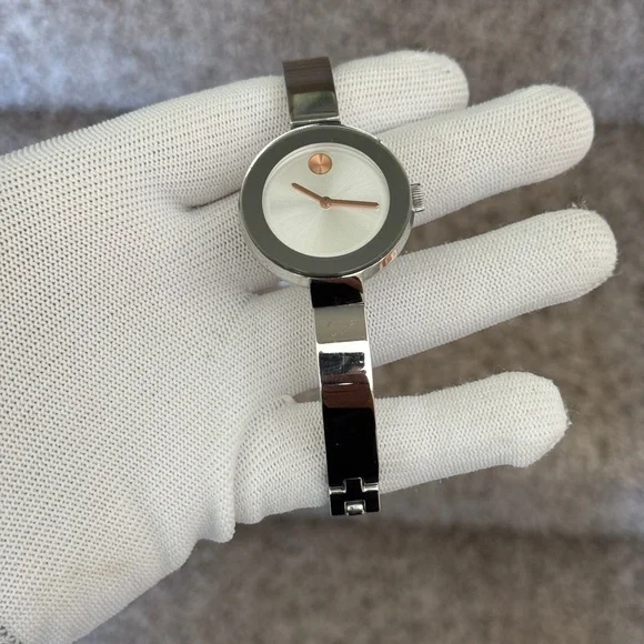 Movado Silver and Gold-Tone Watch
Trend Bangle Watch, 34mm - Picture 9 of 11